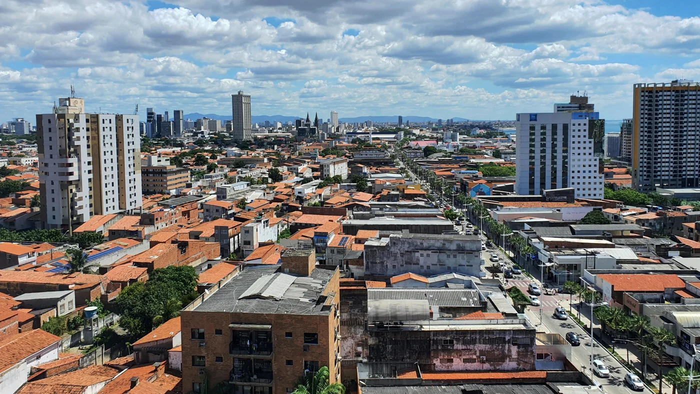 Vista de Fortaleza, Ceará, em foto de arquivo de Johan Fredriksson (Esquilo), feita em 25/6/2021.