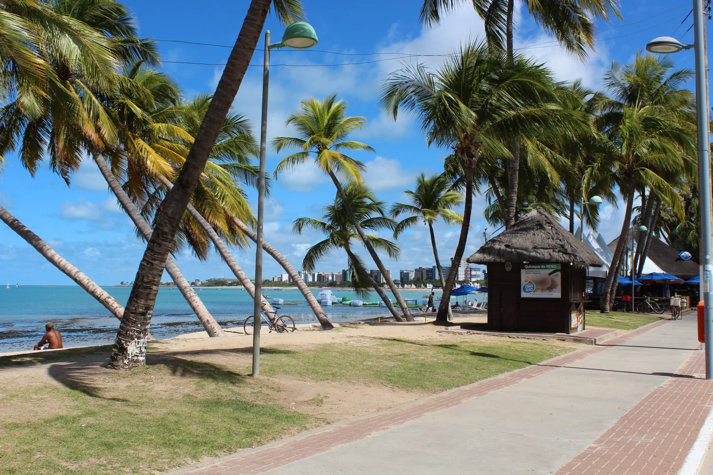 Paisagem de arquivo de Ponta Verde, em Maceió