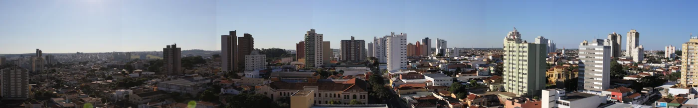 Panorama de São Carlos, São Paulo, em foto de arquivo de Fabricio Zuardi; não documenta a chuva de outubro de 2026.