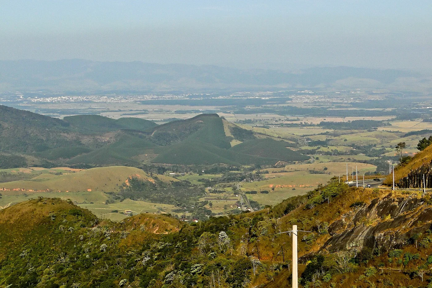 Paisagem de arquivo de Campos do Jordão, na Serra da Mantiqueira