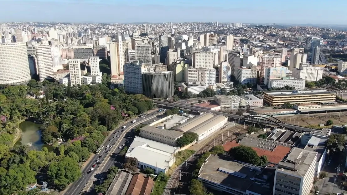 Panorama urbano de Belo Horizonte em foto de arquivo