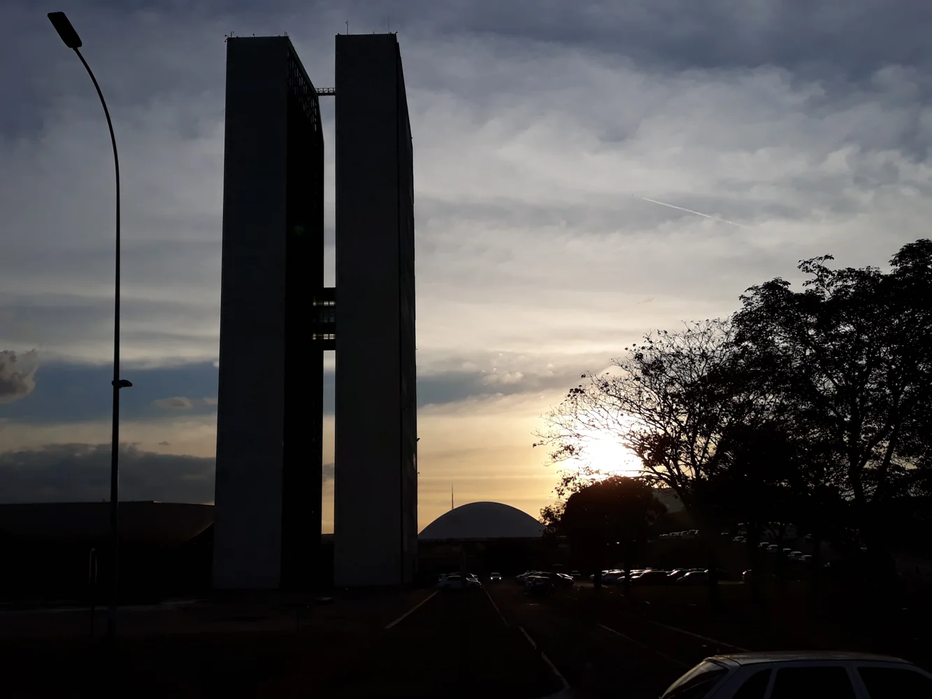 Céu e Congresso Nacional em Brasília (DF), em fotografia de arquivo de JoseMarcelinoMenezes, de 8/6/2018.