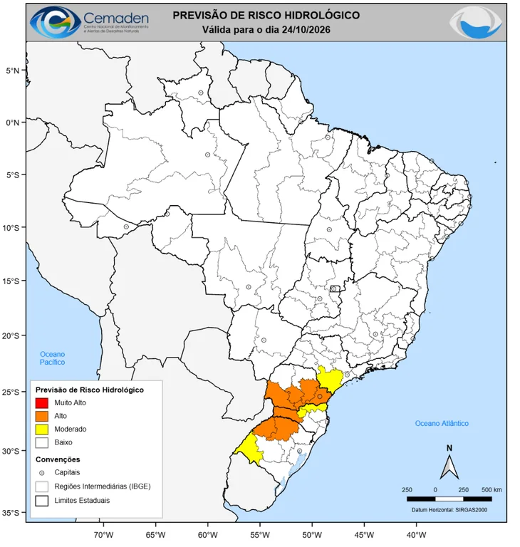 Imagem da fonte sobre Risco hidrológico