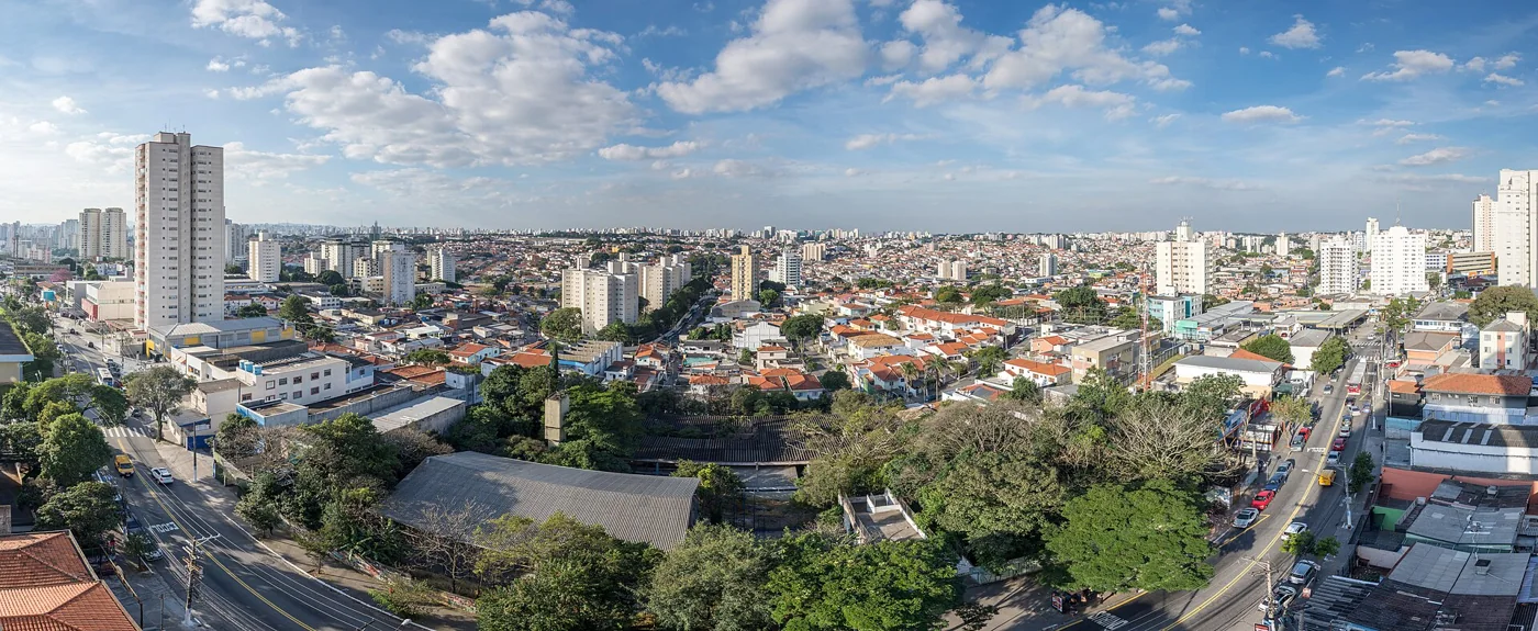 Panorama de arquivo da Zona Sul de São Paulo