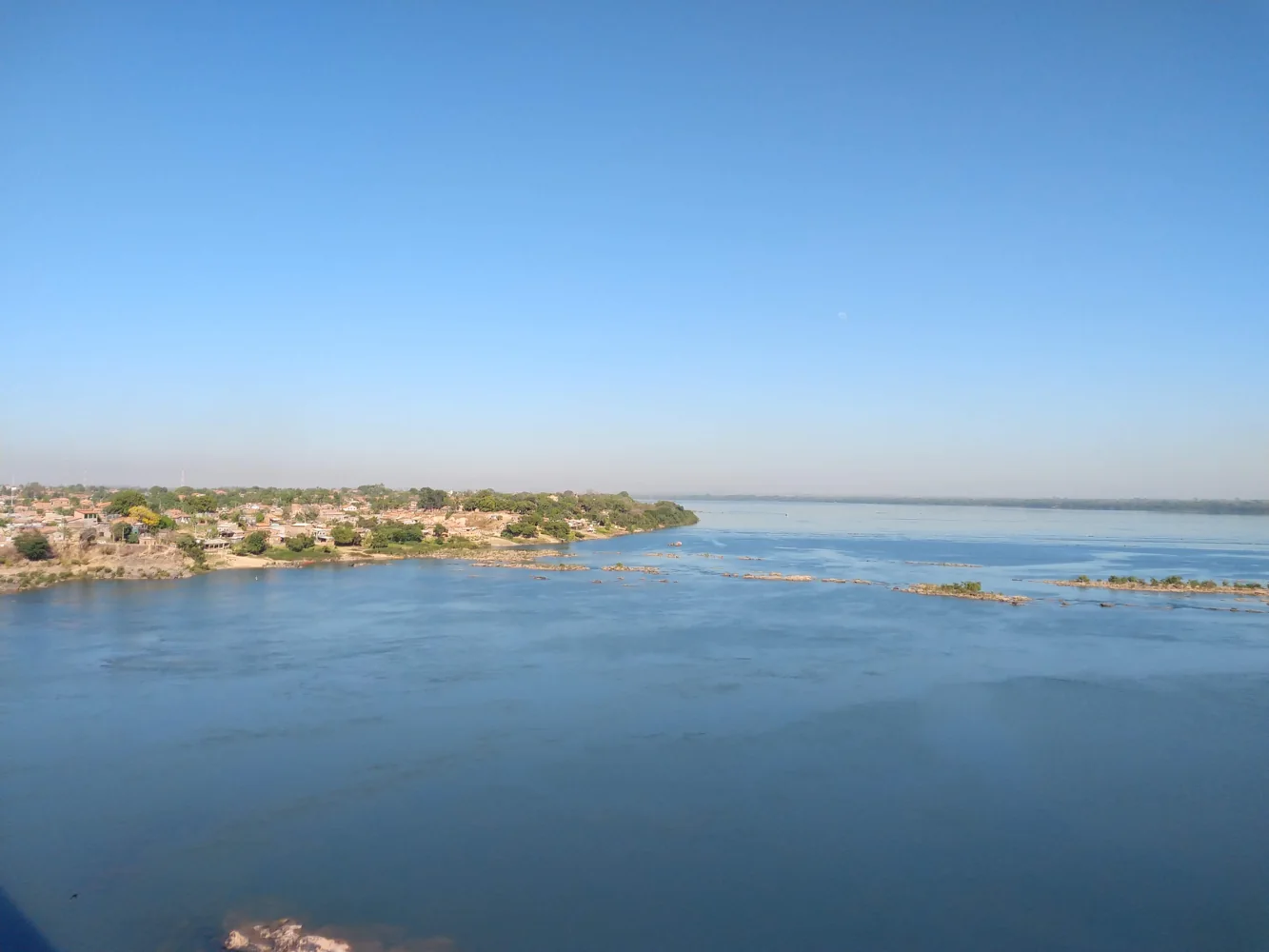 Rio Tocantins e Nova Marabá em fotografia de arquivo