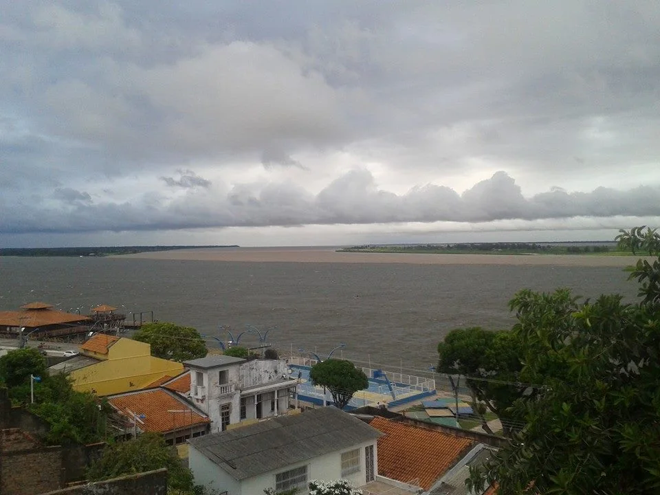 Encontro dos rios Tapajós e Amazonas em Santarém, em foto de arquivo