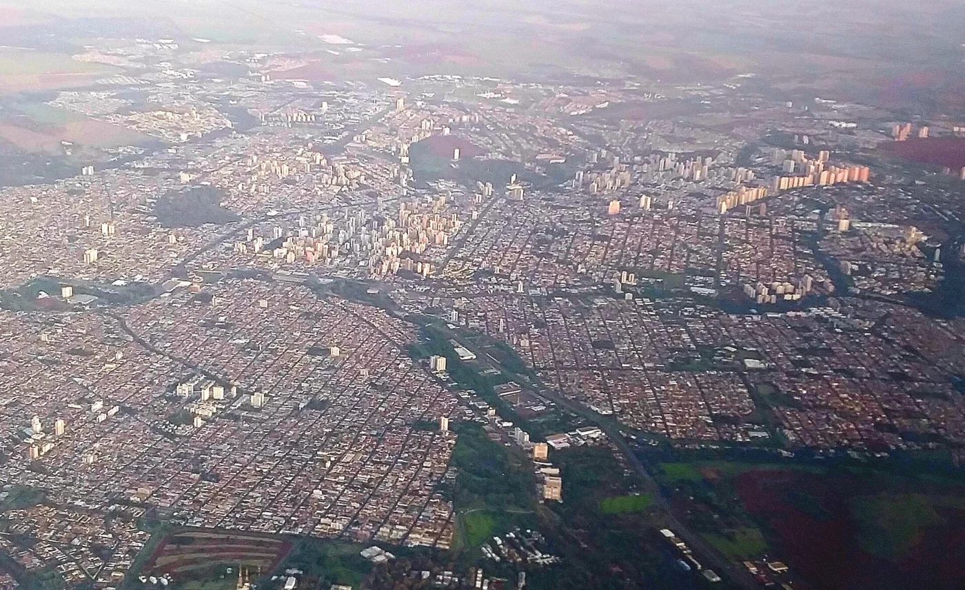 Vista aérea de arquivo de Ribeirão Preto, no interior paulista