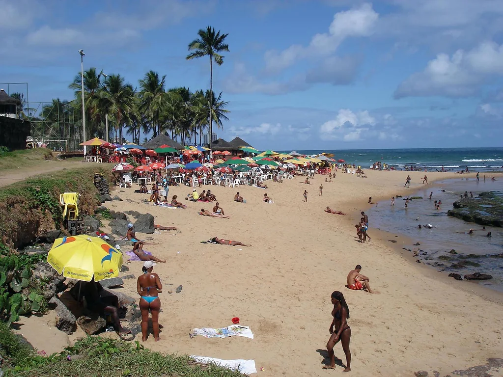 Foto de arquivo da Praia de Ondina, Salvador (BA), em 8/10/2005; Fernando Dall’Acqua.